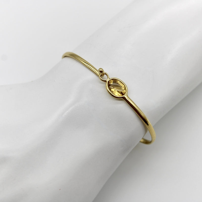Georg Jensen 18K Gold Savannah Citrine Bracelet Georg Jensen 