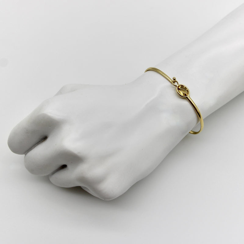 Georg Jensen 18K Gold Savannah Citrine Bracelet Georg Jensen 