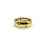 Contemporary 18K Gold Etoile Donut Band