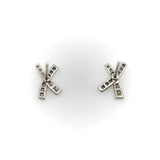 Vintage Paloma Picasso for Tiffany & Co. Platinum and Diamond Kiss Earrings jewelry Paloma Picasso for Tiffany & Co. 