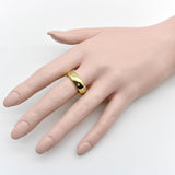 Contemporary 18K Gold Etoile Donut Band