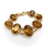 Victorian 14K Gold and Citrine Gemstone Bracelet Bracelet Kirsten's Corner 