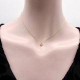 Contemporary 18K Gold Rose Cut Diamond Star Pendant Necklace Necklace Kirsten's Corner 