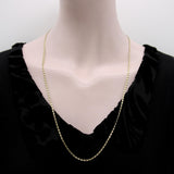 Vintage 14K Gołd Interlocking Link 26” Chain jewelry Kirsten's Corner 