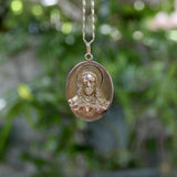 Victorian 10K Gold Our Lady of Perpetual Help & Sacred Heart Pendant Kirsten's Corner 