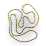 Vintage 14K Gołd Interlocking Link 26” Chain jewelry Kirsten's Corner 