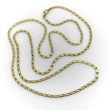 Vintage 14K Gołd Interlocking Link 26” Chain jewelry Kirsten's Corner 
