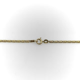 Vintage 14K Gołd Interlocking Link 26” Chain jewelry Kirsten's Corner 
