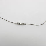 14K White Gold Moon and Star Diamond Necklace jewelry Kirsten's Corner 
