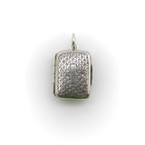 Sterling Silver Georgian Small Rectangular Vinaigrette Kirsten's Corner 