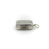 Sterling Silver Georgian Small Rectangular Vinaigrette Kirsten's Corner 