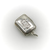 Sterling Silver Georgian Small Rectangular Vinaigrette Kirsten's Corner 