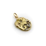 18K Gold Victorian Mythical Creature Pendant jewelry Kirsten's Corner 