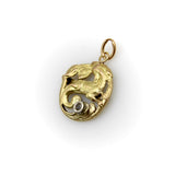 18K Gold Victorian Mythical Creature Pendant jewelry Kirsten's Corner 