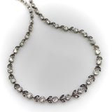 14K Gold and Silver Belle Époque Diamond Garland Necklace Necklace Kirsten's Corner 