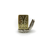 Sterling Silver Georgian Rectangular Vinaigrette with Meander Pattern Kirsten's Corner 