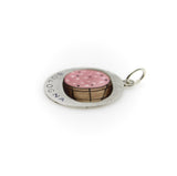 Vintage 800 Silver Hand Enameled Baloney Charm from Bologna Kirsten's Corner 
