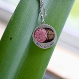 Vintage 800 Silver Hand Enameled Baloney Charm from Bologna Kirsten's Corner 