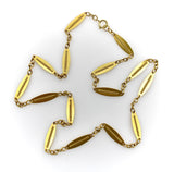 18K Gold Victorian Alternating Link 18” Chain jewelry Kirsten's Corner 
