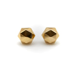 Vintage 9K Gold Geodesic Dome Earrings jewelry Kirsten's Corner 
