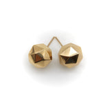 Vintage 9K Gold Geodesic Dome Earrings jewelry Kirsten's Corner 