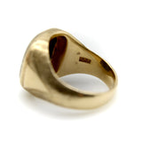 14K Gold Onyx and Diamond Signet Ring Ring Kirsten's Corner 