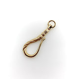 14K Gold Signature Shepherd's Hook and Charm Holder with Curling Motifs signature pieces Kirsten's Corner 