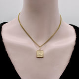 Victorian 14K Gold 31” Double Cable Link Chain with Dog Clip