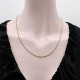 Victorian 14K Gold 20.5” Double Link Cable Chain