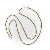 Victorian 14K Gold 20.5” Double Link Cable Chain