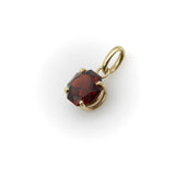 Tanzanian Octagon-Shaped Garnet in a 14K Gold Mount