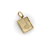 14K Gold Egyptian Revival Hieroglyph Square Ingot Charm or Pendant Pendant, Charm Kirsten's Corner 