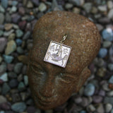 14K Gold Egyptian Revival Hieroglyph Square Ingot Charm or Pendant Pendant, Charm Kirsten's Corner 