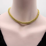 Victorian 14K Gold Pocket Watch Chain Necklace with T-Bar Chain Kirsten's Corner 