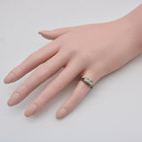 18K Gold Edwardian/Art Deco Two Stone Diamond Ring with Sapphires Ring Kirsten's Corner Jewelry 