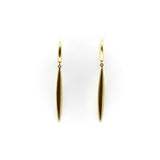 Vintage 18K Gold Tiffany & Co. Feather Drop Earrings Earrings Kirsten's Corner 