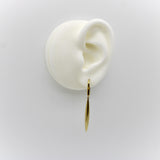 Vintage 18K Gold Tiffany & Co. Feather Drop Earrings Earrings Kirsten's Corner 