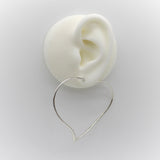 Sterling Silver Elsa Peretti for Tiffany & Co. Open Heart Hoop Earrings Earrings Kirsten's Corner 
