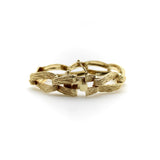 14K Gold Zelman & Friedman Vintage Textured Elongated Link Bracelet bracelet Kirsten's Corner 