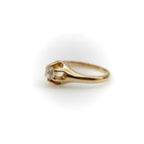 14K Gold Victorian Era Old European Cut Solitaire Ring Ring Kirsten's Corner Jewelry 