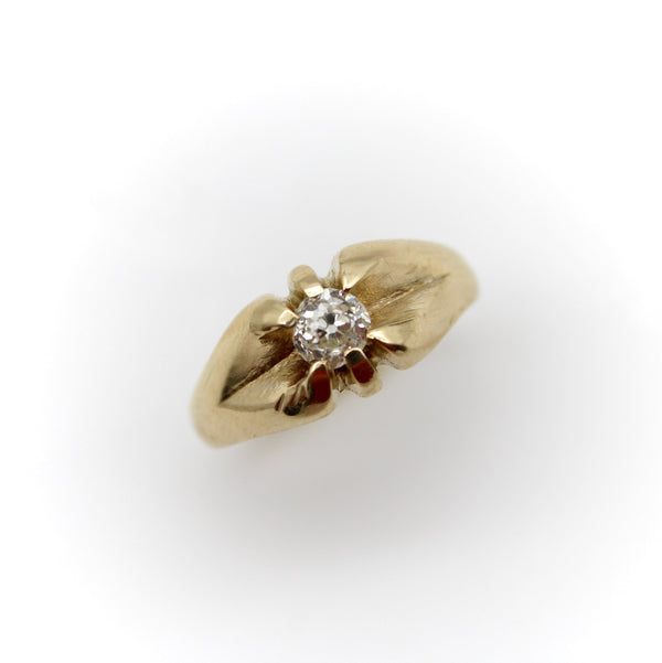 14K Victorian Old Mine Cut Diamond Ring Ring Kirsten's Corner Jewelry 
