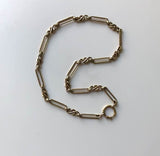 Signature Victorian Inspired 14K Gold Fancy Link Chain