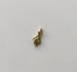 Petite 22K Gold Nugget Charm with 14K Gold Bail