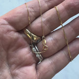 Vintage 14K Gold 18.5” Box Chain