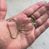 Vintage 14k Gold 16.25” Snake Chain