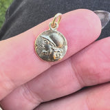 14K Gold Signature Mars Warrior Pendant