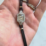 Art Deco Platinum and Diamond Wristwatch by Concord