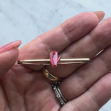 Edwardian 9K Gold Hand of Ulster Brooch