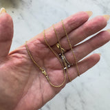 Vintage 14k Gold UnoAErre Dainty Rope Chain