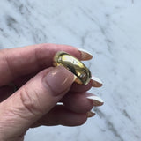 Contemporary 18K Gold Diamond Etoile Donut Band